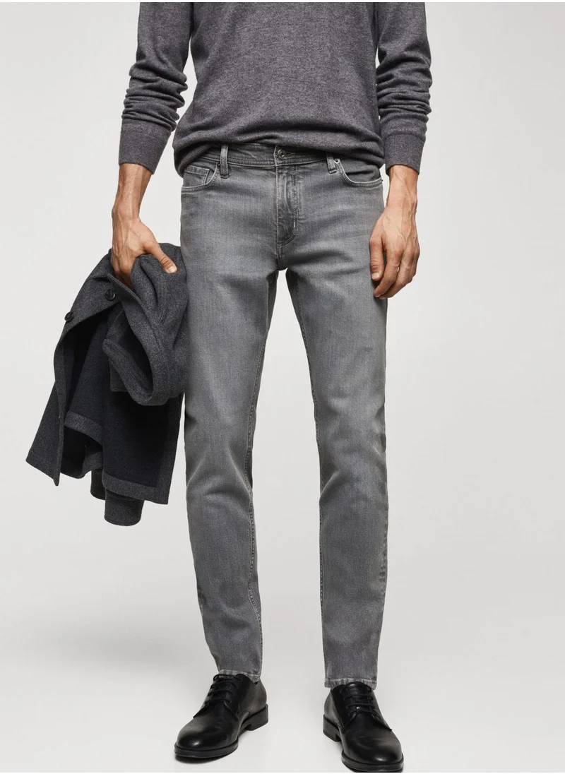 مانجو مان Slim Fit Mid Wash Jeans