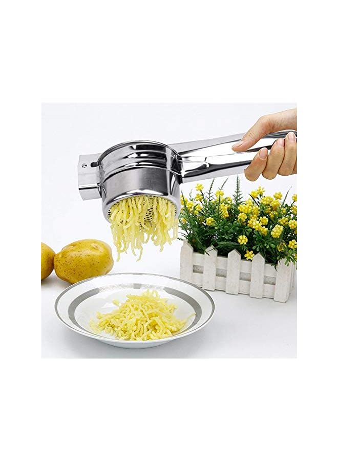 S-TOP Potato Ricer and Masher with 3 Interchangable Discs Multifunction Fruit Masher Kitchen Supplies Stainless Steel Food Mashers - Image 3