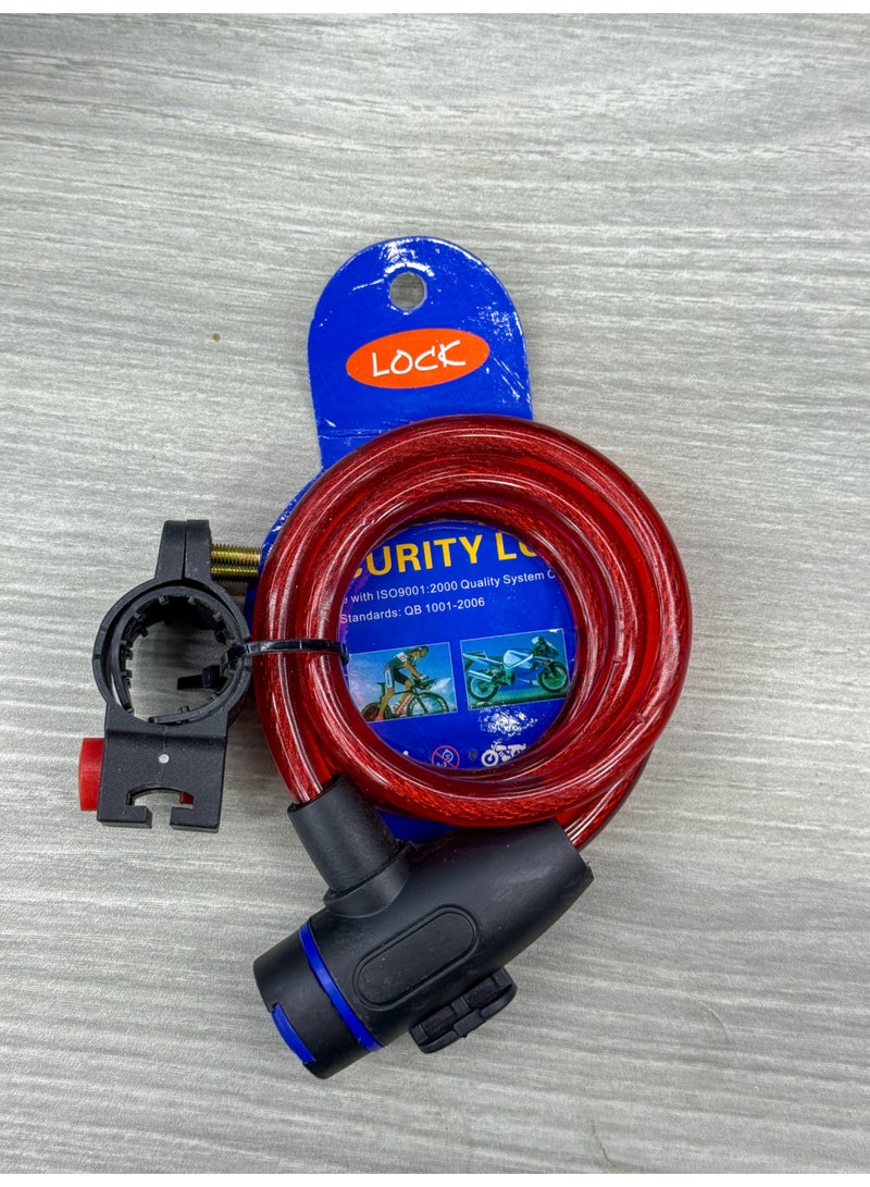 ساكند بايك قفل متين عالي الجودة للدراجه مع حامل للقفل - Image 3