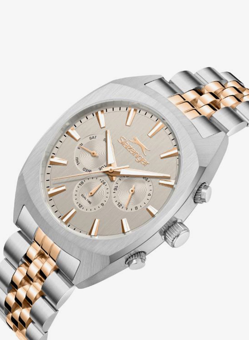 Slazenger ساعة معدنية متعددة الوظائف للرجال SL.9.2574.2.360 - 41x51.5 مم - Image 3