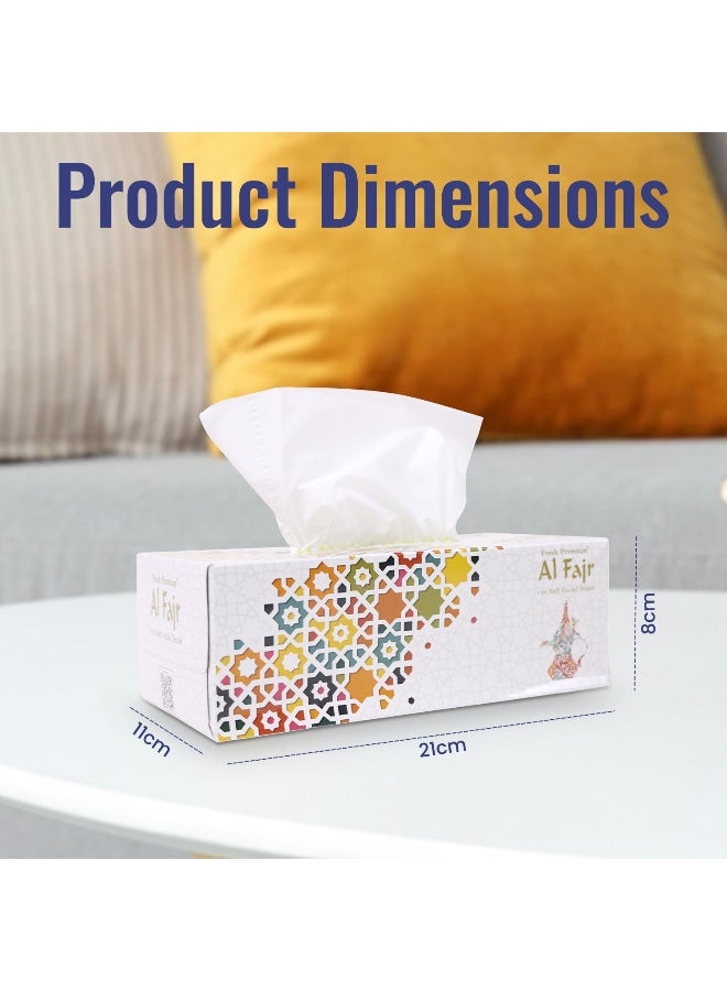 إس إن إتش باكينج علبة مناديل الوجه من الفجر، عبوة من 30 علبة، 150 منديل × طبقتين لكل علبة، إجمالي 4500 منديل. - Image 2