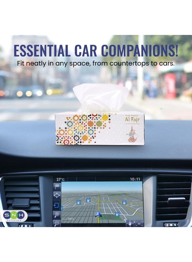 إس إن إتش باكينج علبة مناديل الوجه من الفجر، عبوة من 30 علبة، 150 منديل × طبقتين لكل علبة، إجمالي 4500 منديل. - Image 5