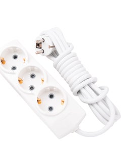 Konza 3-Plug Grounded Group Socket with 3 m Cable 