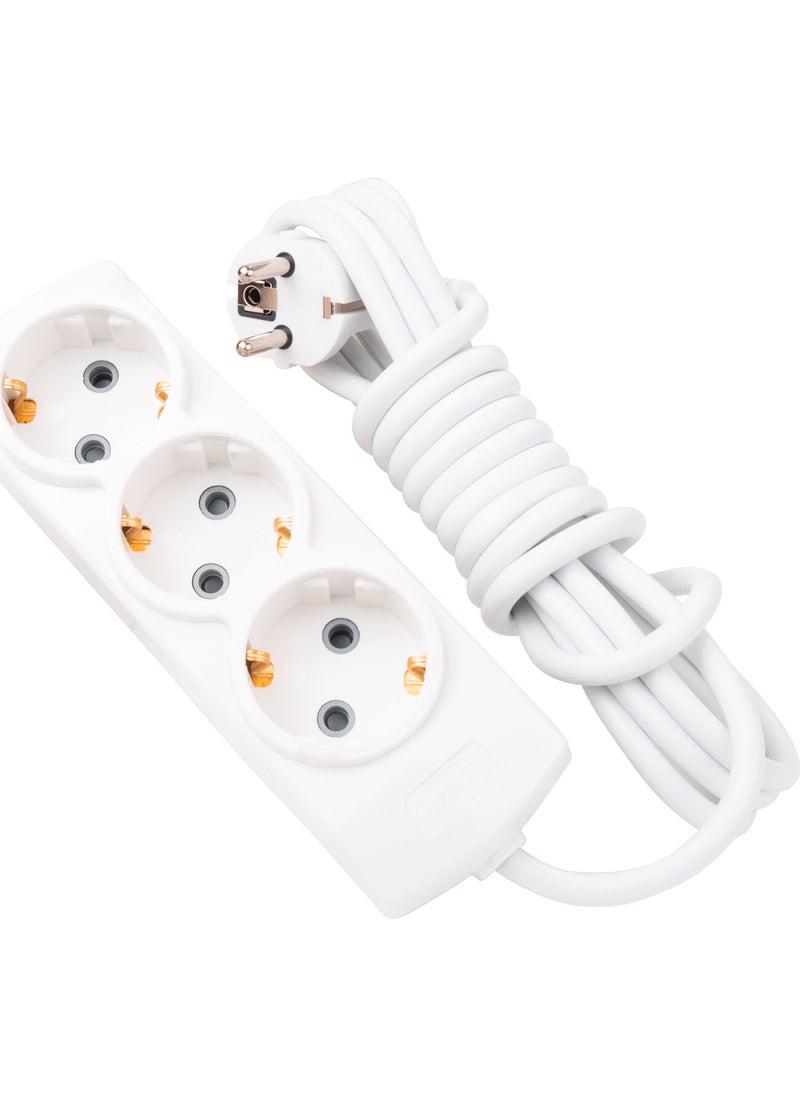 Konza - 3-Plug Grounded Group Socket with 3 m Cable - Image 1