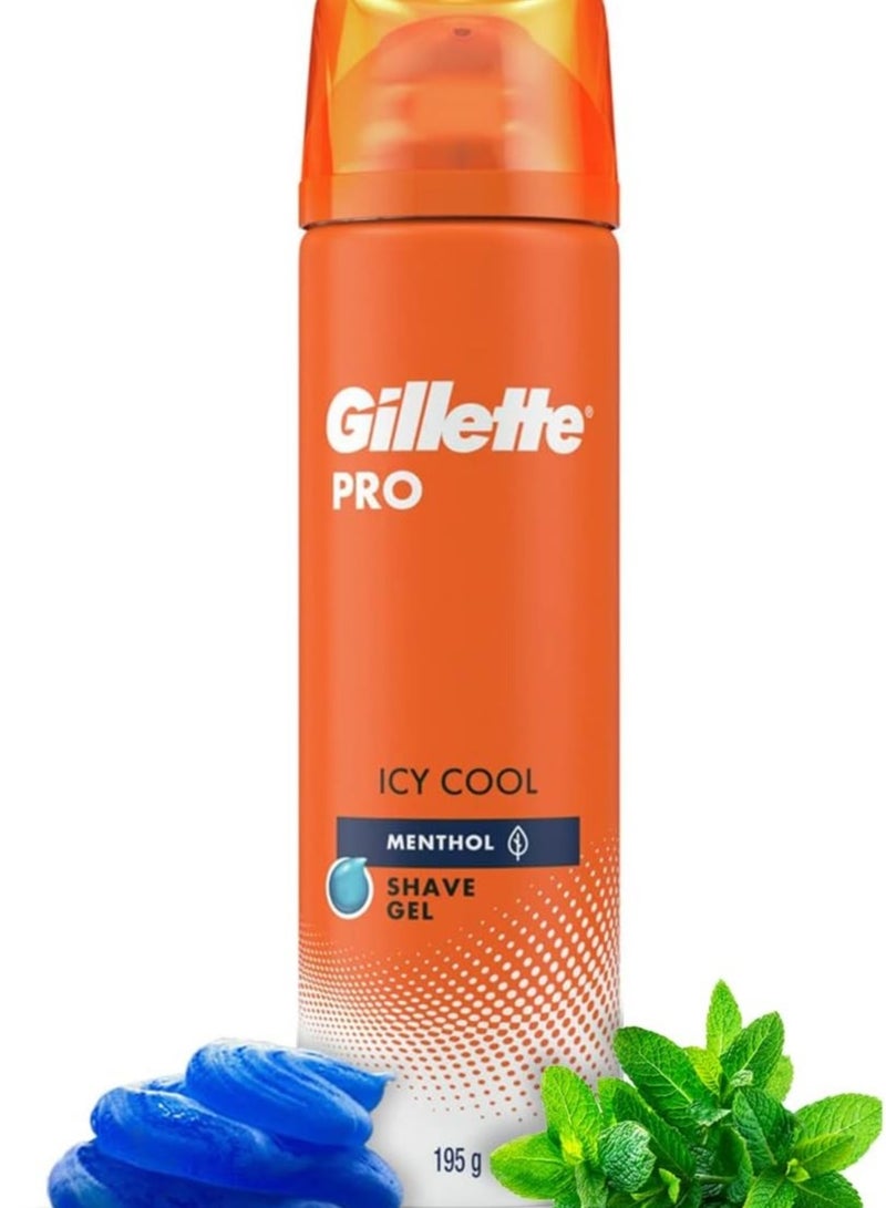 جل الحلاقة ايسي كول مينثول من جيليت برو، 200 مل - Image 1