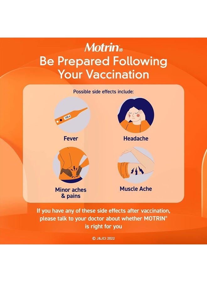 Motrin IB Liquid Gels, Ibuprofen 200 mg, Pain Reliever & Fever Reducer Minor Arthritis Pain, Muscular Aches, Headache, Menstrual Cramps & Backache, NSAID, 20 Ct - Image 5
