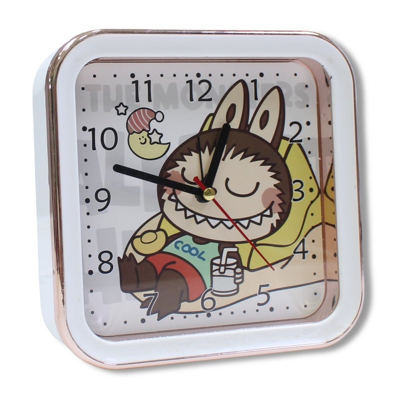 أوكو منبه معدن – Labubu Metal Square – أبيض - Image 1