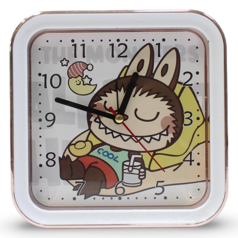 أوكو منبه معدن – Labubu Metal Square – أبيض - Image 2