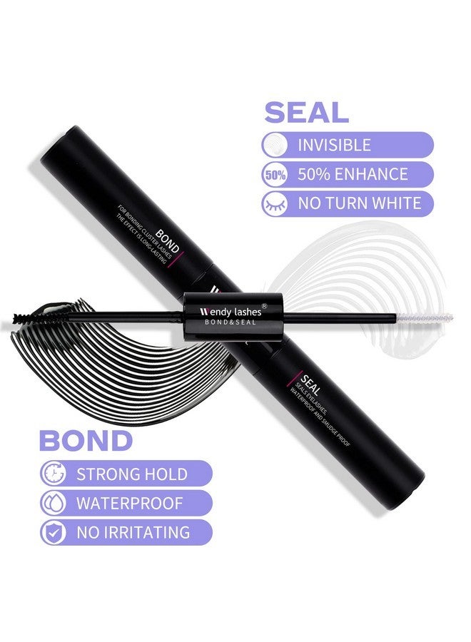 WENDY LASHES Diy Lash Extension Kit Lash Cluster Kit With 240 Pcs C/D Curl12-16Mm Mixed,Individual Lashes Eyelash Clusters Lash Band And Seal Cluster Lash Applicator Individual Lashes Kit(30P/40P-D-12-16Mm Kit) - Image 5