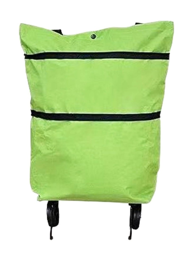 ARCOON - ARCOON Foldable Shopping Bag With Wheels- Portable collapsiible Shopping Bag | Easy To Use Shopping Bag, 2 In 1 Large Capacity Bag With Wheels, Reusable Foldable Oxford Cloth Grocer For Travel And Home - Image 1