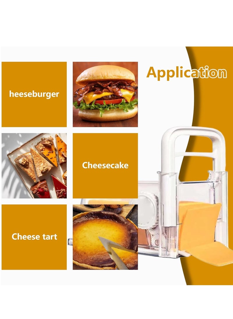 General - Cheese Slicers for Block Cheese : 4 in 1 Butter Cheese Slicer Handheld,Multiuse Cheese Slicer Kit for Cutting Sausage Salad Vegetable Bread,Cheese Slicer Wire for Kitchen Home Use - Image 1