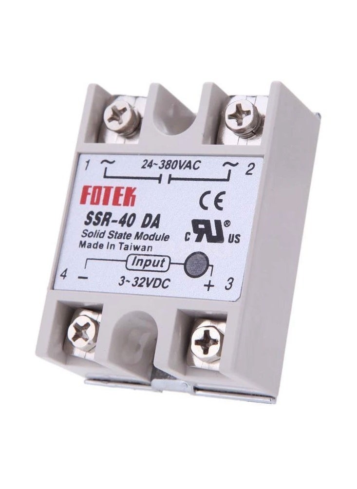 SSR-40 DA SSR Solid State Relay Single Phase Semi-Conductor Relay Output 24-380VAC