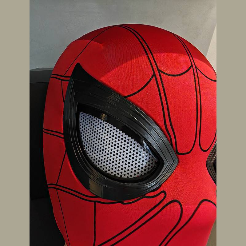 Christmas Spiderman Headgear Movable Eyes Nano Adult Children Mask Toy Male Miles Cos - Image 4
