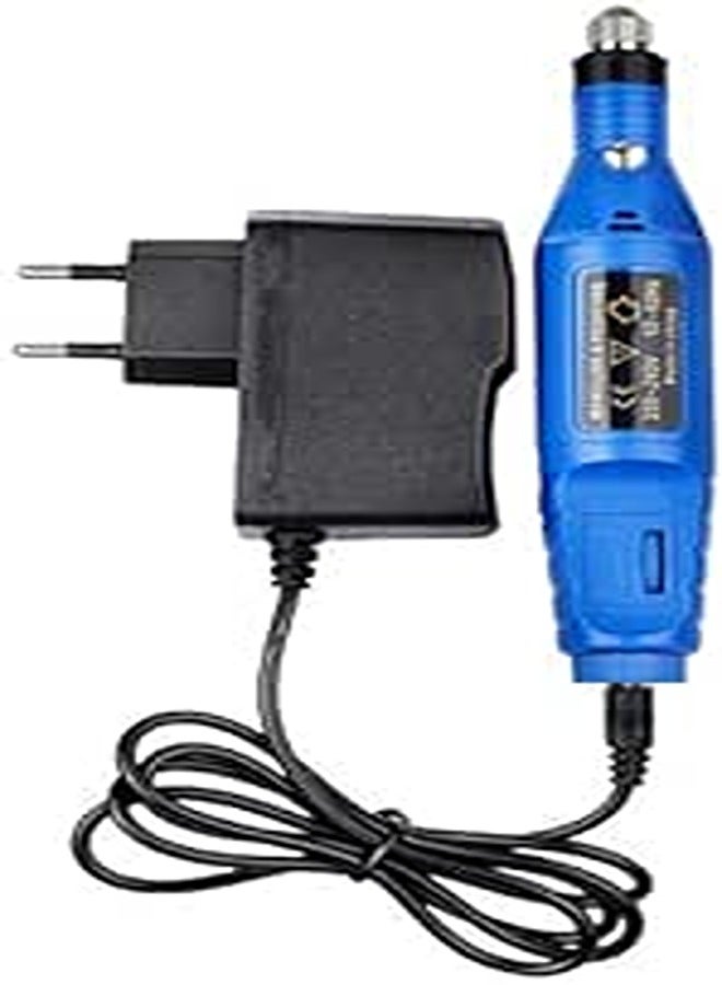 Nail File Drill Kit Electric Manicure Pedicure Acrylic Portable Salon Machine Blue EU