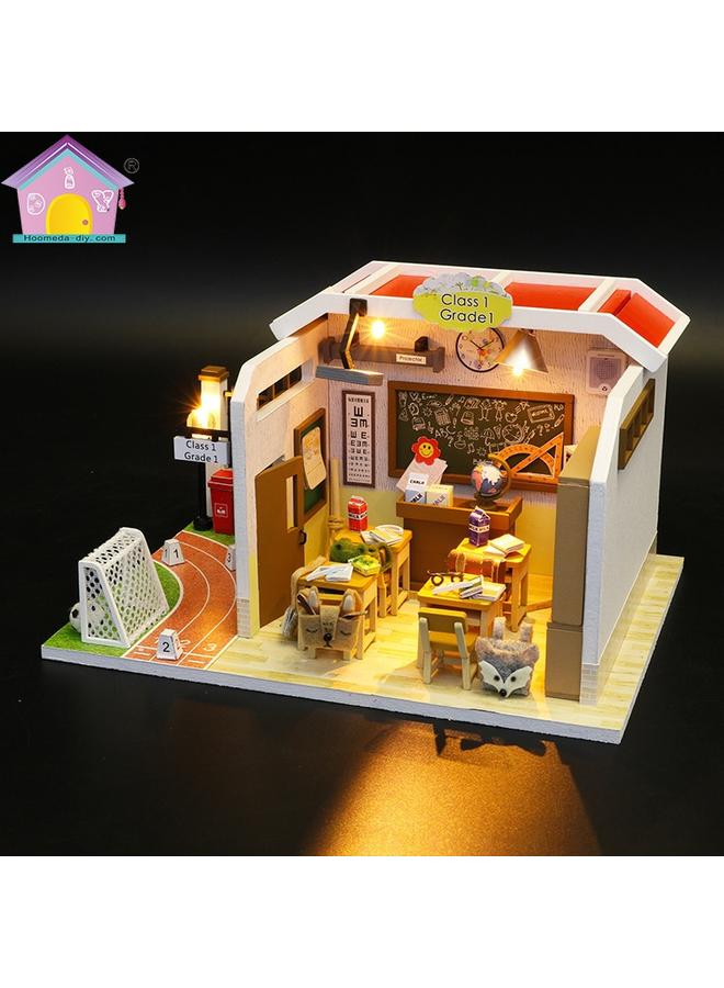 Bluejw Time Coffee House Diy Cabin European Style Shop Wooden Handmade Assembled Model Villa Toy Gift - Image 5
