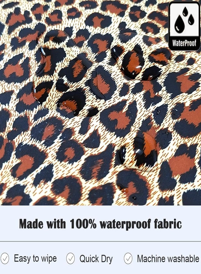 بليي مريلة الرسم للأطفال من Plie Kids - مريلة فنية مقاومة للماء بأكمام طويلة للأطفال الصغار ومرحلة ما قبل المدرسة، للعب الفوضوي، والخبز، والحرف اليدوية، والطبخ، والأنشطة الحسية (من عمر 1 إلى 10 سنوات)، لون بني بنقشة حيوان (مقاس 10-XL) - Image 3