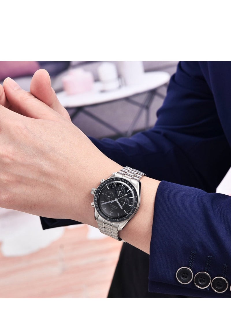 بيرسيجار ساعة Bersigar BG-1701 Ocular Luxury Design مقاومة للماء من الفولاذ المقاوم للصدأ  - Image 4