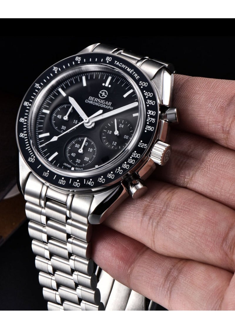 بيرسيجار ساعة Bersigar BG-1701 Ocular Luxury Design مقاومة للماء من الفولاذ المقاوم للصدأ  - Image 2