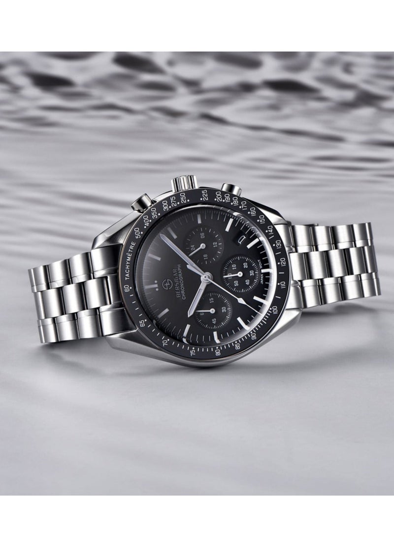 بيرسيجار ساعة Bersigar BG-1701 Ocular Luxury Design مقاومة للماء من الفولاذ المقاوم للصدأ  - Image 3