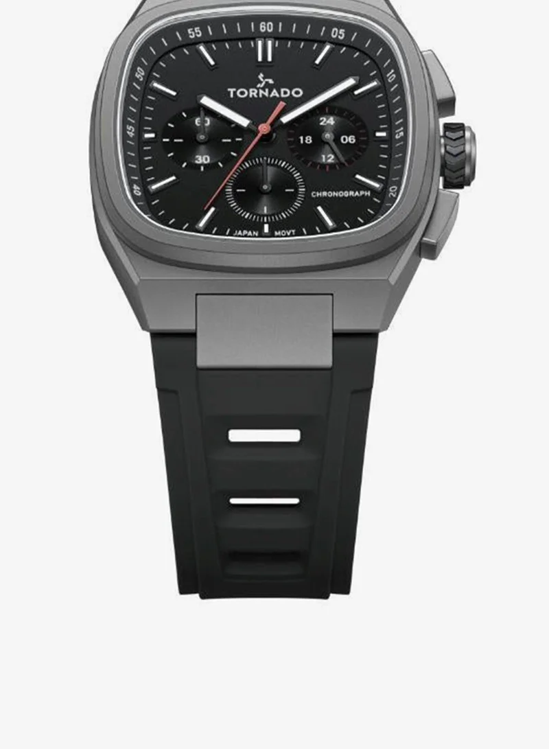 Tornado  Men's Rubber Strap Chronograph Watch T26102-XRBB - 42mm mm for Men | Best Price UAE