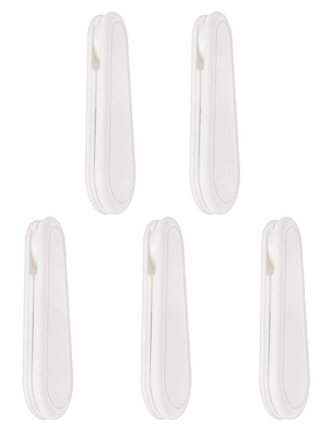 ECSiNG 5PCS Blinds Handles Curtain Cord Weights Pull String Pendants for Vertical Blind Roller Blinds Drapes Window Shutter White Plastic 85x35mm 53g - Image 1