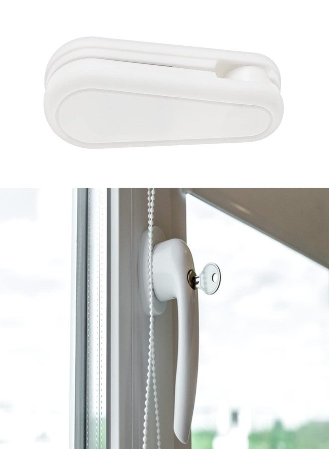 ECSiNG 5PCS Blinds Handles Curtain Cord Weights Pull String Pendants for Vertical Blind Roller Blinds Drapes Window Shutter White Plastic 85x35mm 53g - Image 3