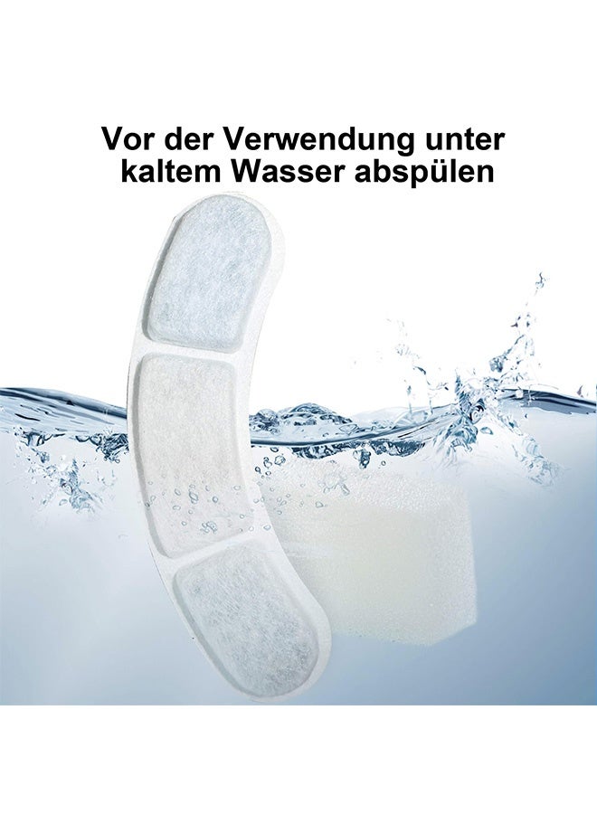 Peachjoy Water Filter Accessories Water Fountain Filter Replacement Upgrade Fountain Filter Arc-Shaped Safe Washable Water Fountain Filters with 4 Filtration System, for Fountain - Image 3