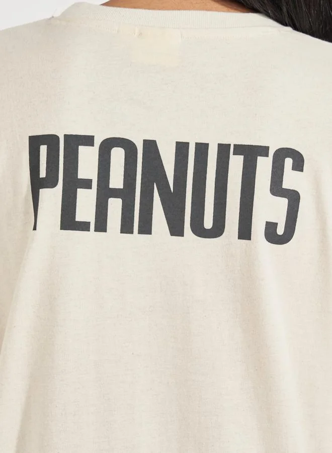 Styli Oversized Peanuts Cool Blooded Graphic T-Shirt