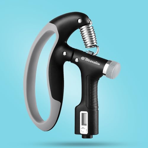 Wearslim Adjustable Hand Grip Strengthener With Resistance (10KG - 100KG), Hand Gripper Forearm Exercise Finger Exercise Power Gripper for Men & Women for Gym Workout With Counter - Assorted Color - Image 3