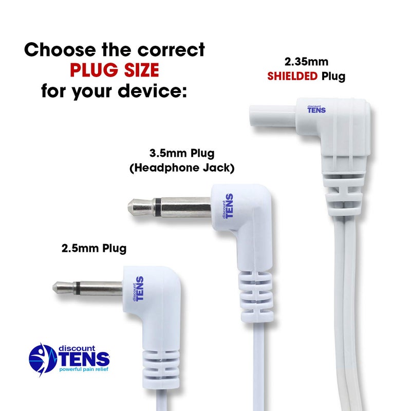 Discount TENS Brand - Replacement Lead Wires, Port Doubler, 2.5mm Plug to Four 2mm Pin Connectors - (Pack of 2) - Image 2