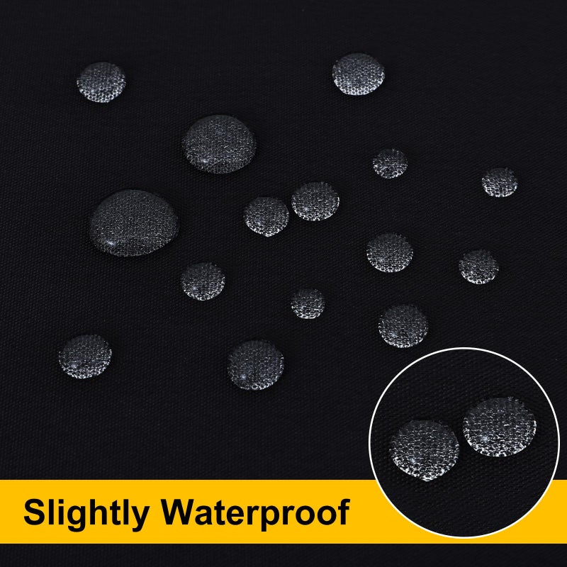 Smiry 2 Packs Fitted Black Tablecloths, 6 Foot Rectangle Polyester Fabric Table Cloths, Washable Table Cover for Trade Show, Craft Show, Parties, Birthday, Wedding, 72 x 30 Inch - Image 5
