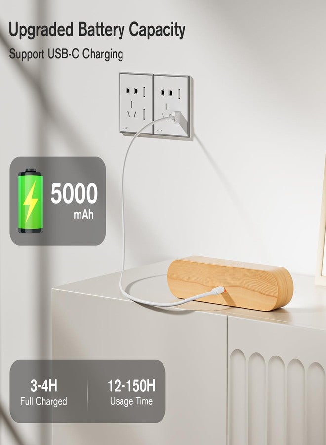 Hensam - Wireless LED Wall Sconces for Bedroom, Rechargeable Wall Lights for Picture, 5 Dimmable Modes for Living Room, 2 Pack - Image 2