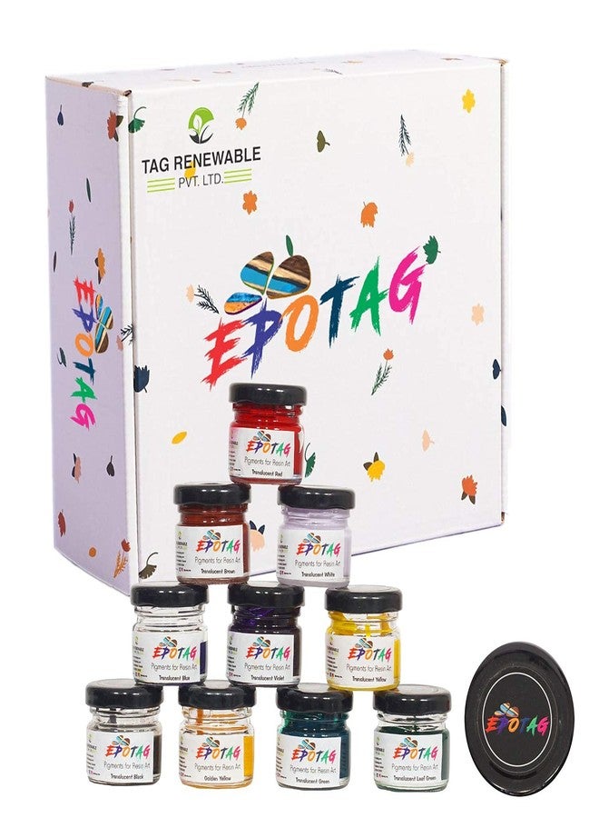 EPOTAG Crystal Clear Epoxy Resin & Hardener Resin Pigment (Translucent Kit)(20g Each) - Image 2