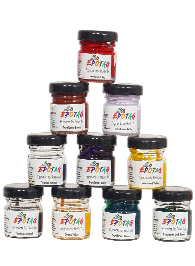 EPOTAG Crystal Clear Epoxy Resin & Hardener Resin Pigment (Translucent Kit)(20g Each) - Image 1