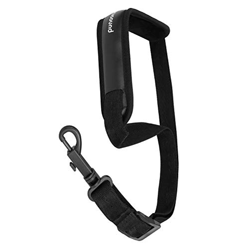 Focusound Upgraded Length Tenor Saxophone Neck Strap Soft Sax Leather Strap Padded for Alto and Tenor Saxophone - Image 1