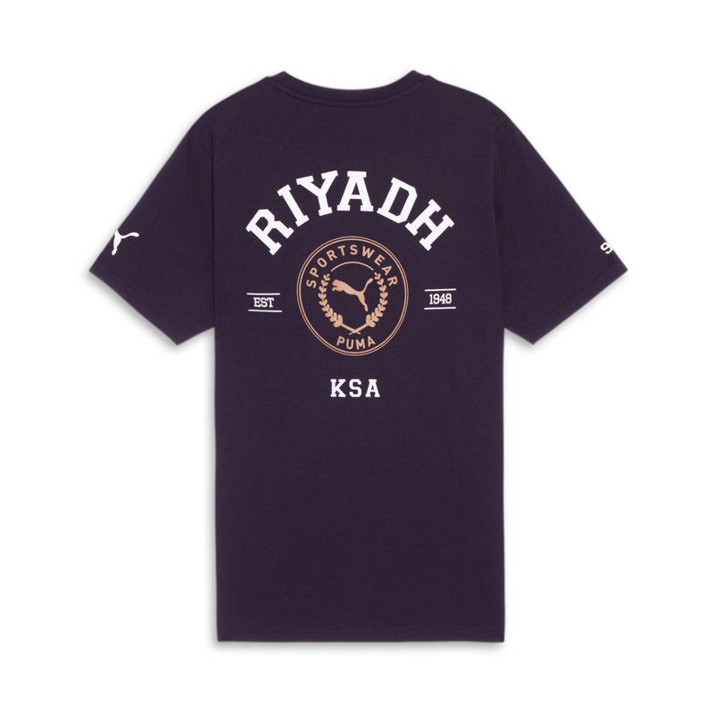 PUMA Riyadh City Mens Black T-shirt - Image 2