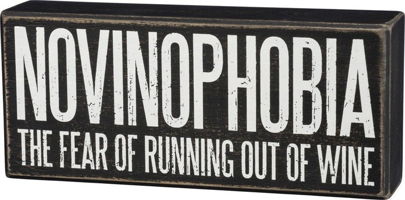 Primitives by Kathy 33238 Classic Box Sign 8 x 35 Novinophobia