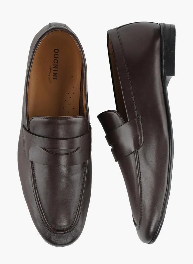 Men Slip-On Leather Loafers