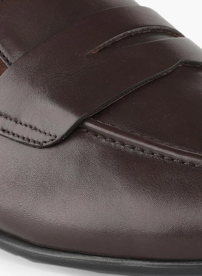 Duchini BROWN Men Slip-On Leather Loafers for Men | Best Price UAE