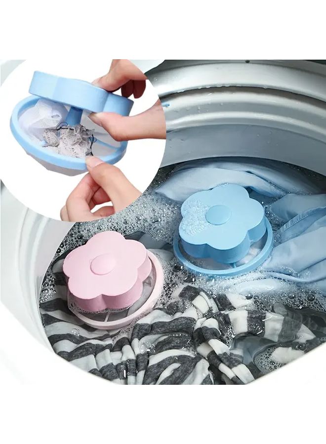 4pcs Random Color Laundry Pet Hair Catcher Balls Floating Mesh Bags Remove Hair Lint - Image 2