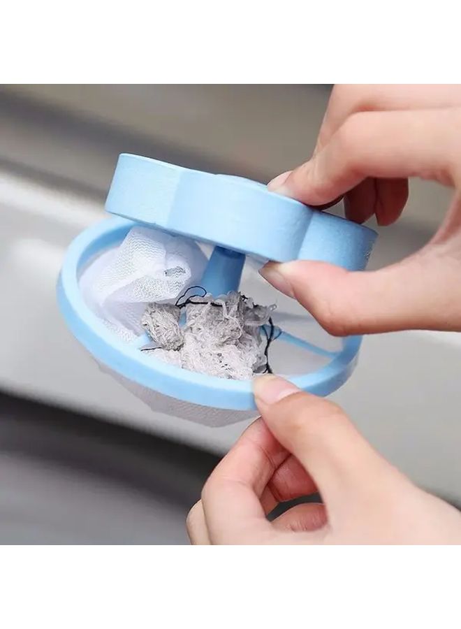 4pcs Random Color Laundry Pet Hair Catcher Balls Floating Mesh Bags Remove Hair Lint - Image 5