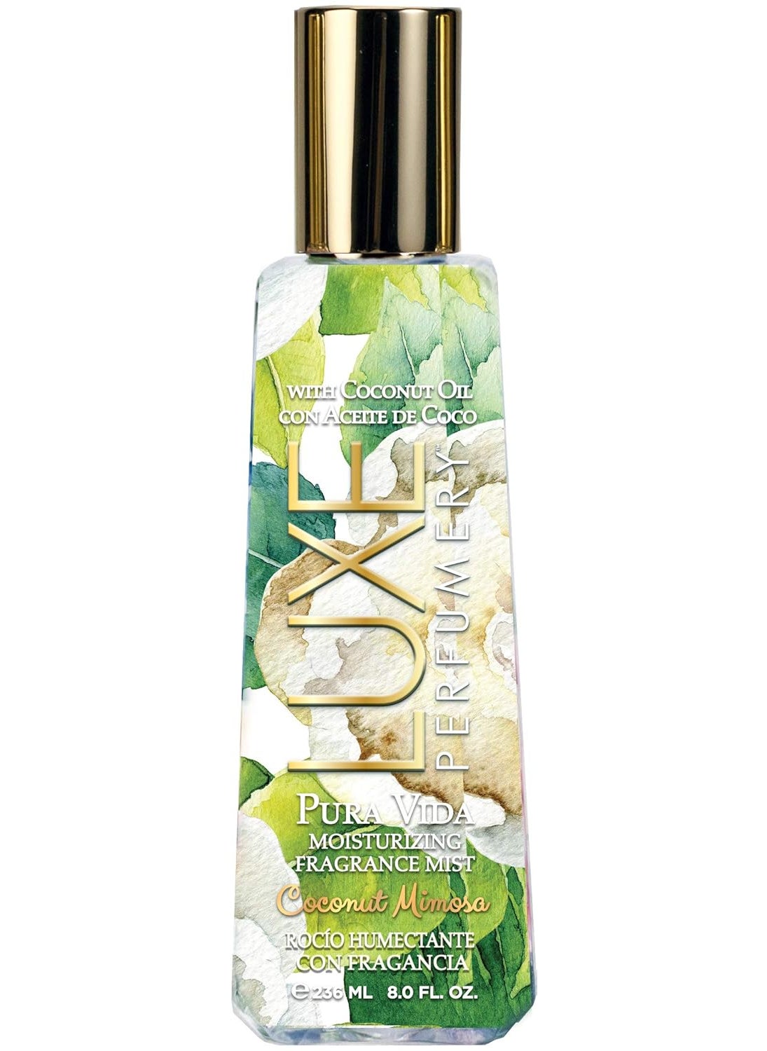 Luxe Perfumery - Luxe Perfumery Pura Vida Coconut Mimosa Moisturizing Fragrance Mist 8 Fl Oz - Image 1