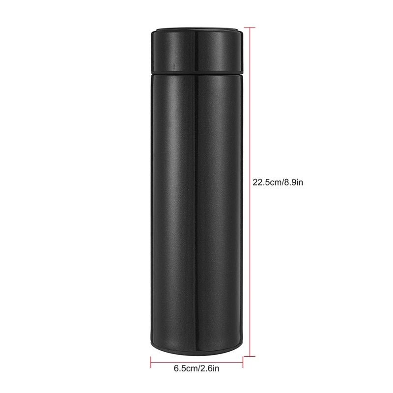 Car Cup with LED Temperature Display Stainless Steel Insulated Water Bottle Travel Modern Mug 450ml - Image 2