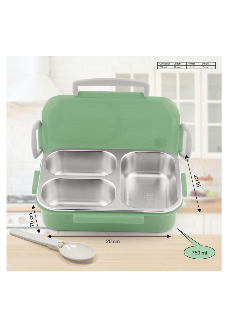Signoraware Signora ware Happy-Me stainless steel lunch box for Kids Adults  - Image 3