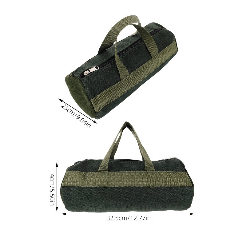 Tool Pouch Bag Multi-functional Canvas Tool Bag Storage Organizer - Image 4