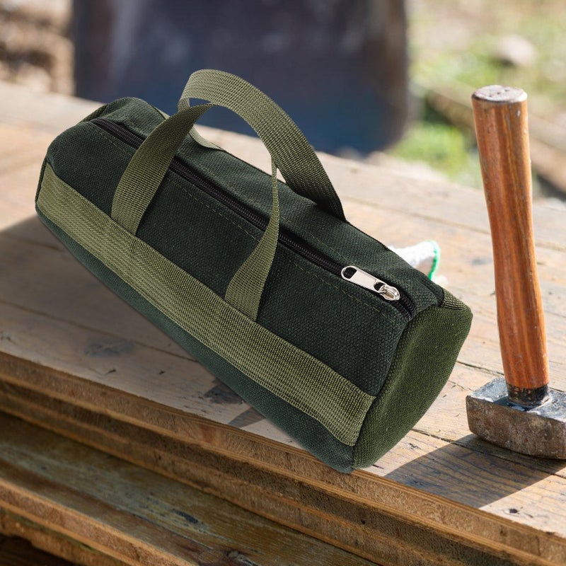 Tool Pouch Bag Multi-functional Canvas Tool Bag Storage Organizer - Image 2