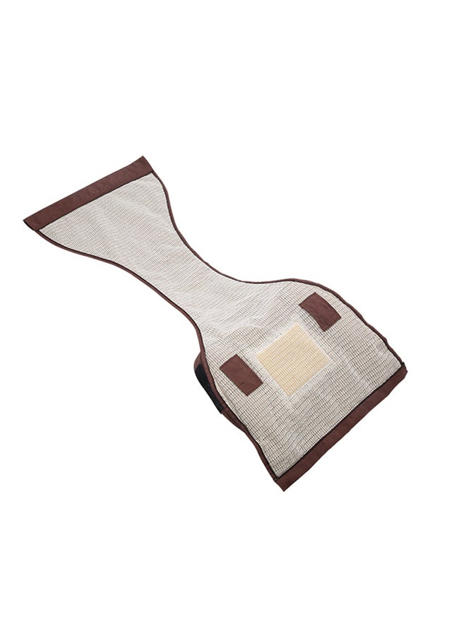 AL SANIDI Medical pillow with memory foam filling, Neck support pillow for travel, Brown  - Image 3