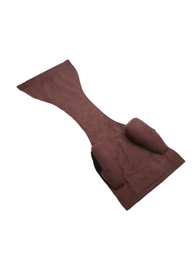 AL SANIDI Medical pillow with memory foam filling, Neck support pillow for travel, Brown  - Image 4