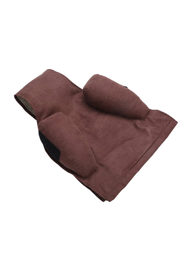 AL SANIDI Medical pillow with memory foam filling, Neck support pillow for travel, Brown  - Image 5