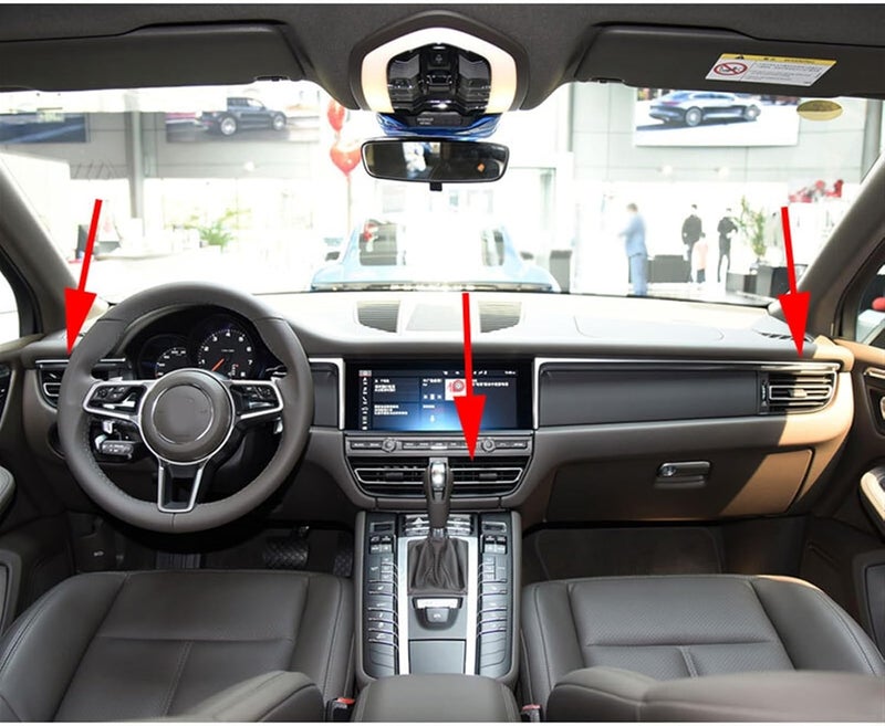 DEMULAX Car A/C Air Conditioner Outlet Tab for Porsche - Image 4